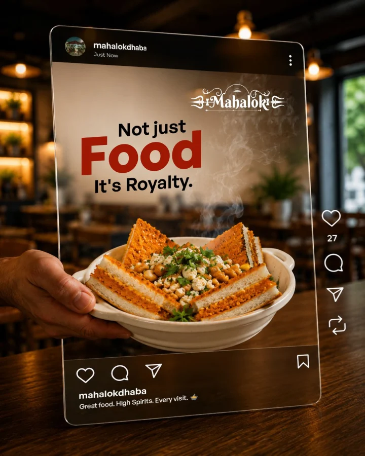 Not just food, it's royalty — Mahalok social creative