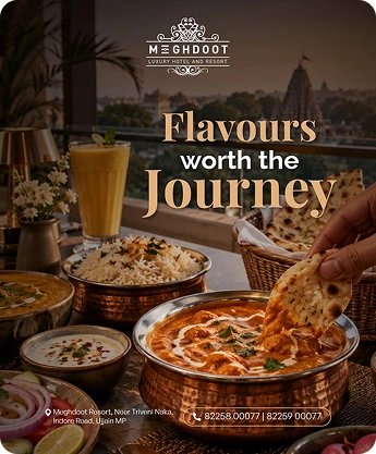 Flavours worth the Journey — Meghdoot social creative