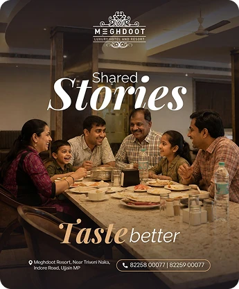 Shared Stories, Taste better — Meghdoot social creative